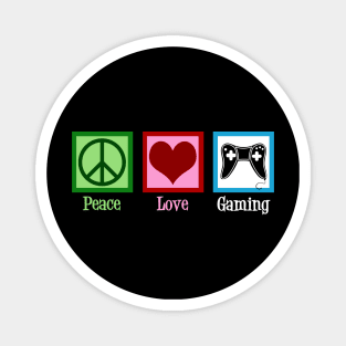 Peace Love Gaming Magnet